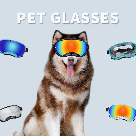 Dog Goggles with Adjustable Strap UV Protection Windproof